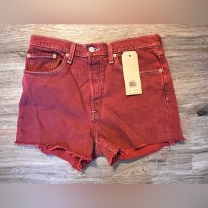 NWT Levi’s 501 High Rise Shorts Size 29